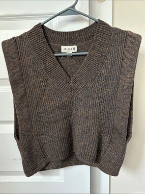 ICICLE 100% wool V-Neck Knit Sweater Vest